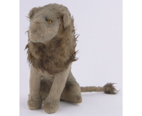 A Steiff soft toy lion circa 1920, height 38cm.