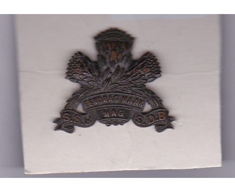 South Africa - Ordnance Corps - Brass -Two Variants(2)
