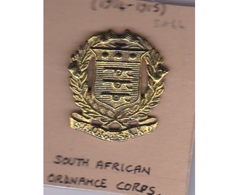 South Africa-South African Ordnance Corps - Brass (1938-1949)