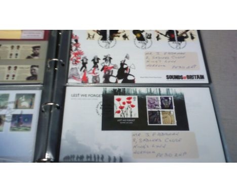 Great Britain 1999 to 2007 - First Day Cover collection in an album - good clean lot, several P.Packs, min sheets etc (76)