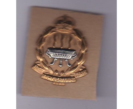 Australian -Army Catering Corps Cap Badge -            Bi-Metal KC