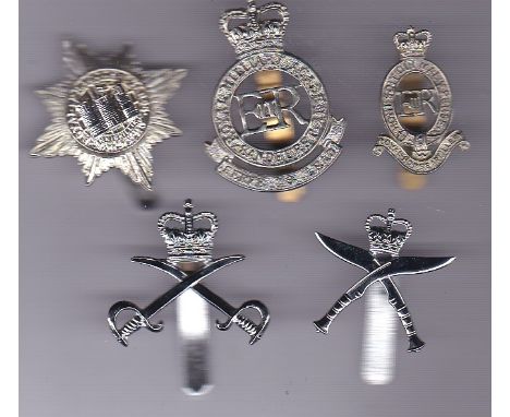 British Cap Badges - Royal Military Academy Sandhurst, Royal Dragoon Guards (post 1992) Royal Horse Artiliery Army Physical T