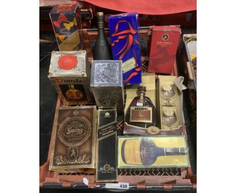 QTY OF SCOTCH WHISKY &amp; BRANDY