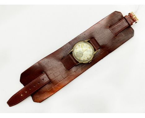 VINTAGE SHOCK RESISTANT ROLEX GENTS&nbsp;WRISTWATCH WITH TRENCH WATCH STRAP, FULLY&nbsp;WORKING BUT COULD USE A SERVICE