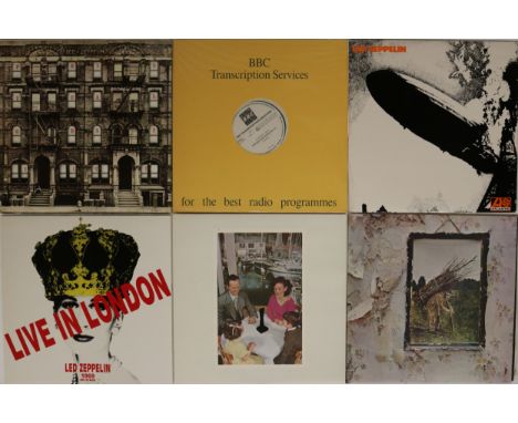 LED ZEPPELIN AND RELATED - LPs/12". Spicy clean selection of x 13 LPs with a 12". Titles include Physical Graffiti (Swan Song