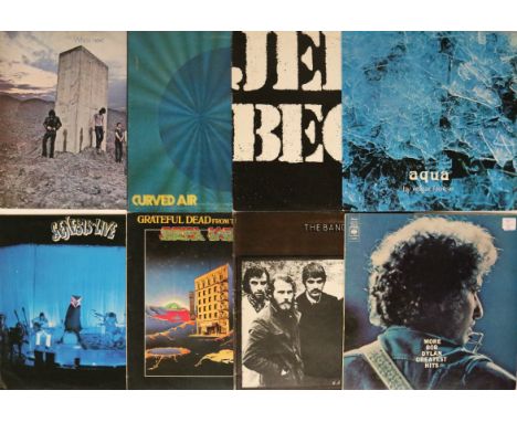 70's ROCK / CLASSIC ROCK - POP / FOLK ROCK - LPs. Cool collection of about 100 x LPs. Titles/artists include The Who, Air Cut