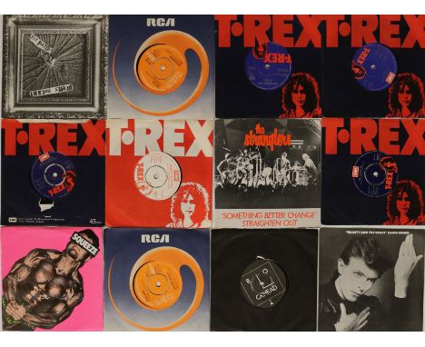 ROCK / POP / SOUL - 7". Stunning clean collection of about 560 x 7". Artists/titles include Sex Pistols, Iggy Pop, T-Rex, The