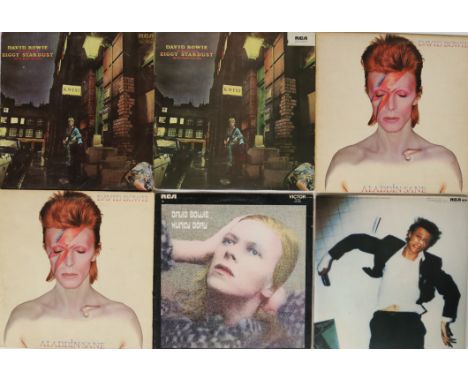 DAVID BOWIE - LPs. Great run of 18 x LPs. Titles include Ziggy Stardust (original UK SF 8287 'Titanic/Chrysalis' label credit