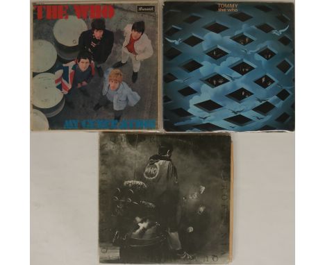THE WHO LPs (WITH MY GENERATION LP ORIGINAL UK PRESSING - BRUNSWICK LAT 8616). Crackin' bundle of 3 x original title Who LPs.