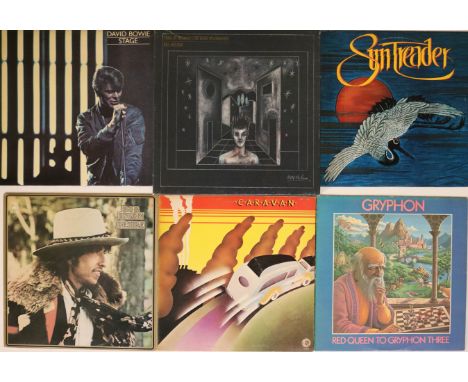 70s ROCK - LPs. Rockin' out with this essential collection of 40 x LPs. Artists/titles include David Bowie - Stage (PL 02913)