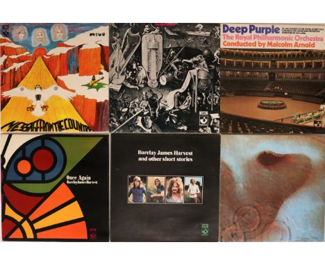 HARVEST (CLASSIC/BLUES/PROG ROCK) - 1ST UK LPs. Lovely clean collection of 9 x 1st pressing UK LPs. Titles are Deep Purple (x