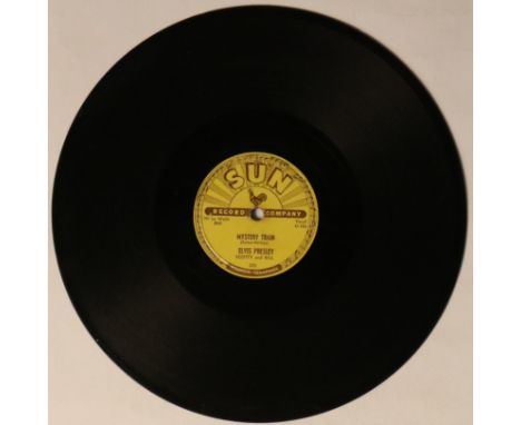 ELVIS PRESLEY - SUN 223 (78RPM) - MYSTERY TRAIN. The original US Sun release of Mystery Train c/w I Forgot To Remember To For