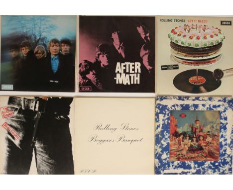 ROLLING STONES / ALBUMS - LPs. Smashing bundle of 12 x LPs with some duplicates/variants. Titles include Sticky Fingers (COC 