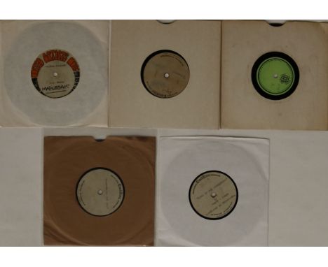 7" ACETATES - 60s/70s. Extremely interesting and unique pack of 5 x 7" acetate recordings. Titles are Mapleoak - Guitar Picke