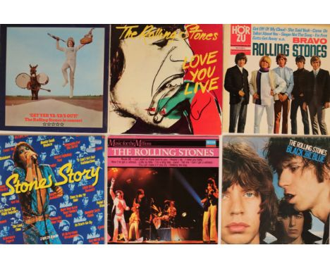 THE ROLLING STONES / EUROPE RELEASES - LPs. Smart bundle of 20 x LPs. Titles include La Grande storia del Rock by Armando Cur