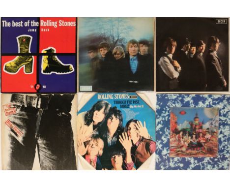 THE ROLLING STONES - LPs. Ace collection of 11 x original title LPs. Titles include Satanic Majesties (UK mono original blue 