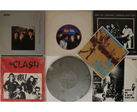 PUNK - LPs. Ferocious collection of 7 x essential LP releases. Titles are PiL - Metal Box (METAL 1 original UK release - reco