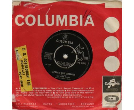 PINK FLOYD - APPLES AND ORANGES - ORIGINAL UK 7" (COLUMBIA DB 8310). Neat original UK pressing of the 3rd UK Columbia 45 from