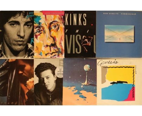 80's ROCK / POP - LPs. Smashing collection of about 100 x LPs. Titles/artists include Bruce Springsteen, Pete Townshend Scoop