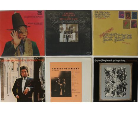 CAPTAIN BEEFHEART - LPs. Captivating collection of 9 x essential Beefheart LPs! Titles are Trout Mask Replica (original UK pr