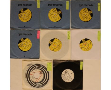 STATUS QUO - UK 7" PROMOS. Wicked to see collection of 8 x original UK 7" promos. Titles are Down The Dustpipe (7N 17907 - Ex