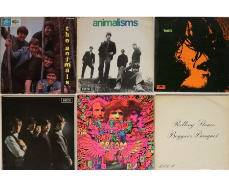 CLASSIC 60s LPs - STONES/ANIMALS/CREAM &amp; TASTE. Brill collection of 11 x original title 60s LPs. Titles are The Rolling S