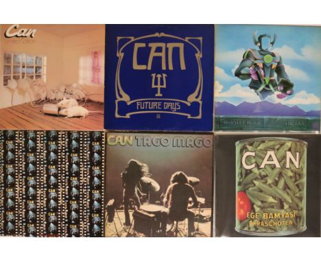 CAN &amp; RELATED - LPs. Finely tuned collection of 17 x original title LPs also featuring solo works and collaboration proje