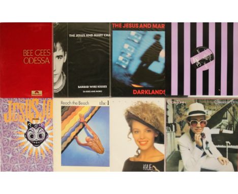 60s - 90s / POP / ROCK / INDIE - LPs/12". Amazing collection of 220 x LPs and 90 x 12". Titles/artists include Bee Gees, The 