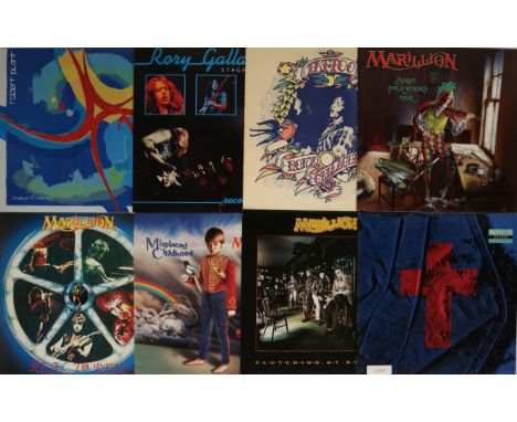 ROCK / GUITAR HEROES / AXE WARRIORS - LPs/12"s. Smart collection of about 50 x LPs and 6 x 12"s. Titles/artists Taste, Silver