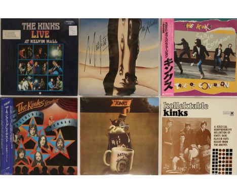 THE KINKS - LPs. Cracking collection of 9 x LPs including promos and high quality recent issues. Titles include Misfits (Japa