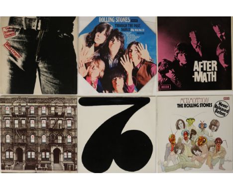 LED ZEPPELIN/ROLLING STONES - LPs. Crackin' instant collection of 10 x LPs. Led Zep titles (xx) are Physical Graffiti (EU RE 