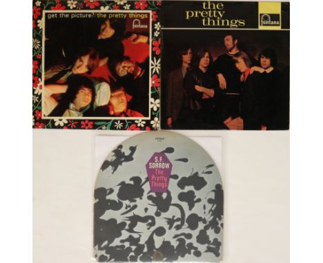 THE PRETTY THINGS - LPs. Cool bundle of 3 x original 60s pressing LPs. Titles are S.F. Sorrow (original US pressing RS 506, m