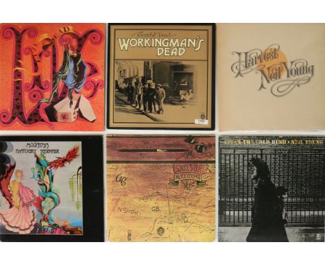 US CLASSIC ROCK LPs. Rockin' out with this top collection of 14 x LPs also with 1 x 7". Artists/titles are The Grateful Dead 