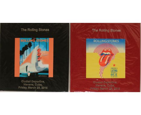 THE ROLLING STONES / LIVE AT CUBA - BOX SETS. Excellent selection of 2 x box sets from the concert held in Ciudad Deportiva, 