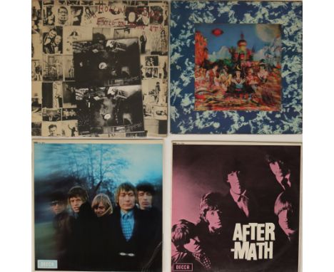 THE ROLLING STONES - LPs. Ace bundle of 4 x original title LPs. Titles are Exile On Main St. (UK original COC 69100 - great E