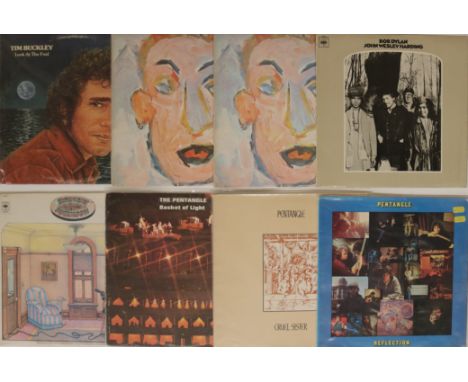 FOLK / FOLK ROCK / COUNTRY / BLUES - LPs. Stunning collection of about 85 x LPs. Titles/artists include Tim Buckley, Bob Dyla