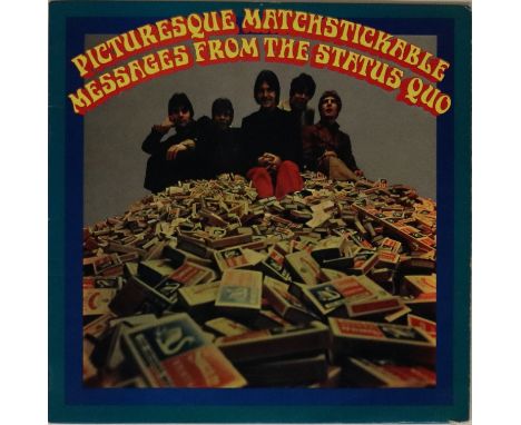 THE STATUS QUO - PICTURESQUE MATCHSTICKABLE MESSAGES FROM THE STATUS QUO LP (ORIGINAL UK MONO PRESSING - PYE NPL 18220). Neat