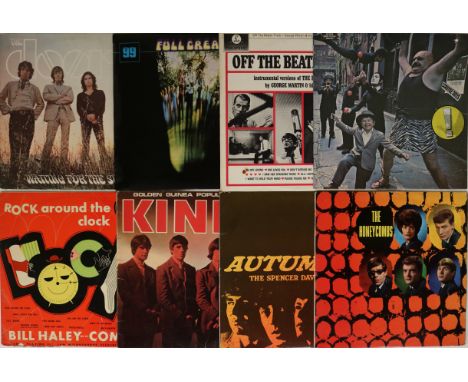 60's ROCK / POP - LPs. Killer collection of about 100 x LPs. Titles/artists include Full Cream, Doors, Off The Beatle Track, 