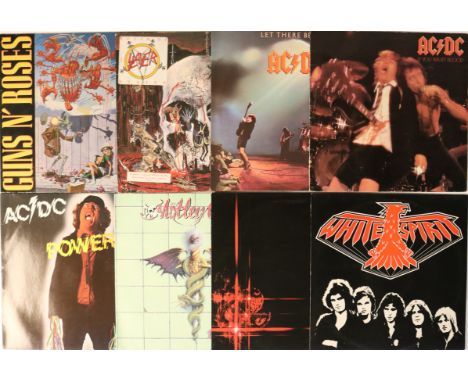 METAL / HEAVY / HARD ROCK - LPs. Stirrin' collection of 40 x LPs. Titles/artists include Appetite For Destruction (withdrawn 