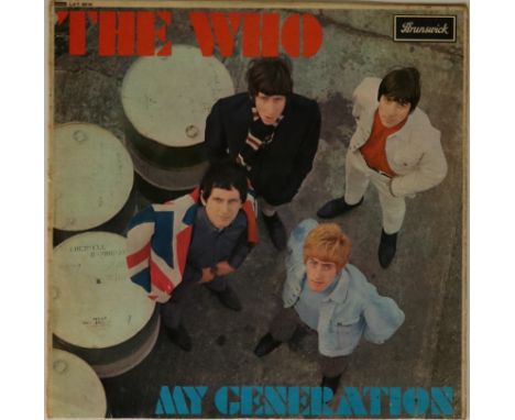 THE WHO - MY GENERATION LP (ORIGINAL UK PRESSING - BRUNSWICK LAT 8616). Well presented original UK copy of the iconic 1965 LP