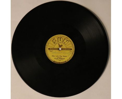 ELVIS PRESLEY - SUN 217 (78RPM) - BABY LET'S PLAY HOUSE. The original US 10" 78RPM recording of Baby Let's Play House c/w I'm