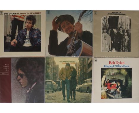 BOB DYLAN/NEIL YOUNG - LPs. Excellent split collection of 12 x LPs from Shakey and Zimmy! Dylan (x6) titles are Highway 61 Re