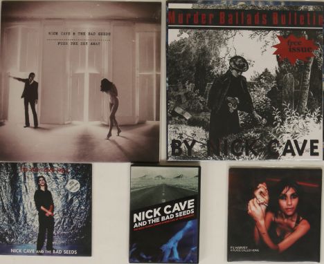 NICK CAVE &amp; THE BAD SEEDS /PJ HARVEY - LPs/7" WITH DVD. Lovely bundle of 2 x LPs, 2 x 7" and 1 x DVD. Nick Cave &amp; The