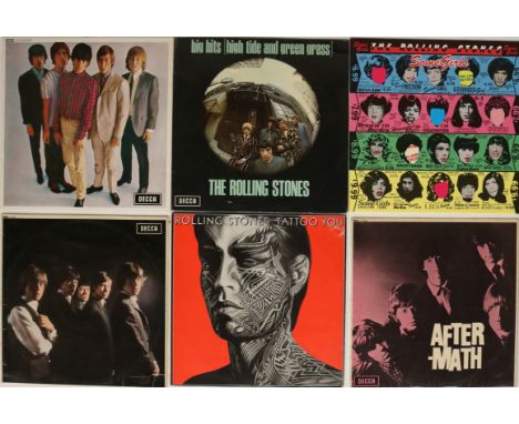 THE ROLLING STONES / EUROPE &amp; UK RELEASES - LPs. Amazing bundle of 10 x LPs. Titles include Five By Five, Big Hits High T