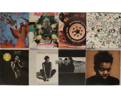 CLASSIC ROCK &amp; POP - LPs WITH CASSETTE COLLECTION. Typically in stunning condition, here's a mega collection of around 72