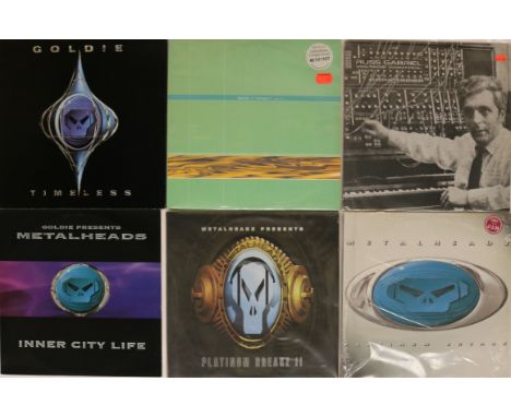 ELECTRONICA/TECHNO/DRUM N BASS - LPs. Monster mix of 9 x LPs with 2 x 12", all now long out of print! Titles are Russ Gabriel