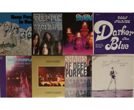DEEP PURPLE - LPs/12"s. Smart Collection of 21 x LPs with 2 x 12"s. Titles include Machine Head (Purple Records TPSA 7504, 1s