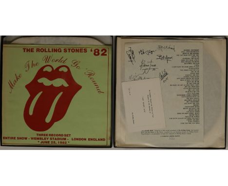 THE ROLLING STONES / THE BLACK BOX / MAKE THE WORLD GO 'ROUND - BOX SETS. Extremely rare selection of these two unofficial bo