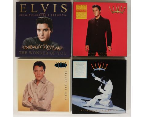 ELVIS PRESLEY / CLIFF RICHARD / ALBUMS &amp; COMPS - LPs/CASSETTES/CDs-BOXSETS. Stirring selection of 14 x Box Sets of LPs, C