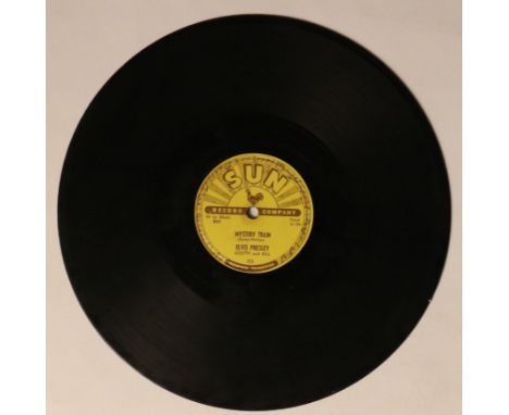 ELVIS PRESLEY - SUN 223 (78RPM) - MYSTERY TRAIN. The original US Sun release of Mystery Train c/w I Forgot To Remember To For